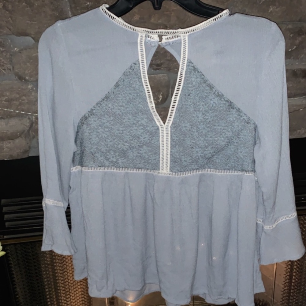 Blue Lacey Rue 21 blouse